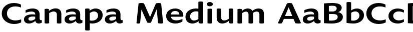 Canapa Medium font