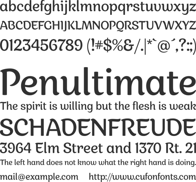 AppetitePro font preview