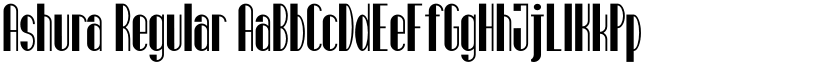 Ashura Regular font