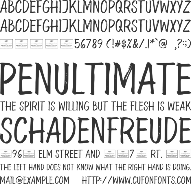 Golden Harvest font preview