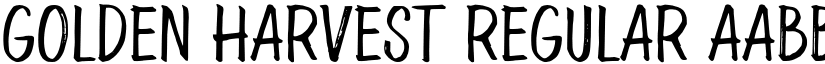 Golden Harvest Regular font
