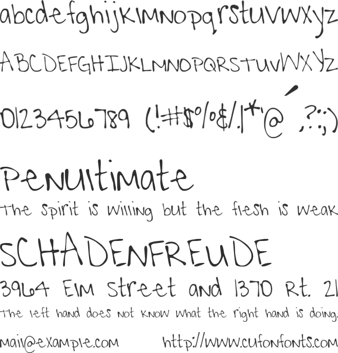 MTF Krystyna font preview