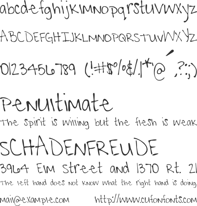 MTF Krystyna font preview