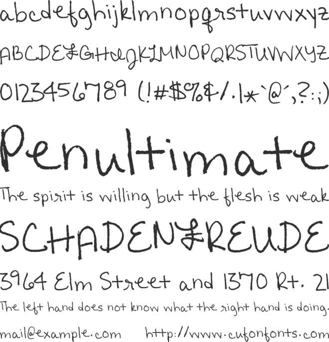 Sparkly Lights font preview