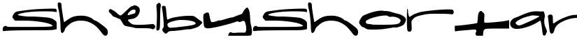 ShelbyShortandFat Medium font