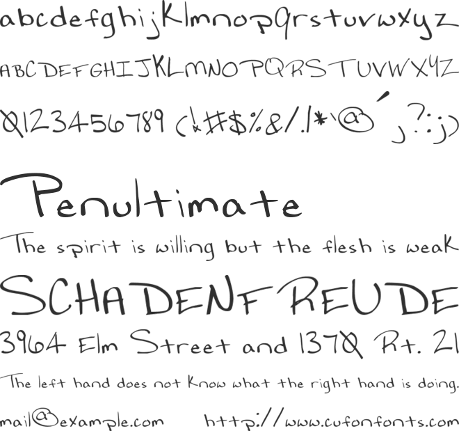 MTF Lynds font preview