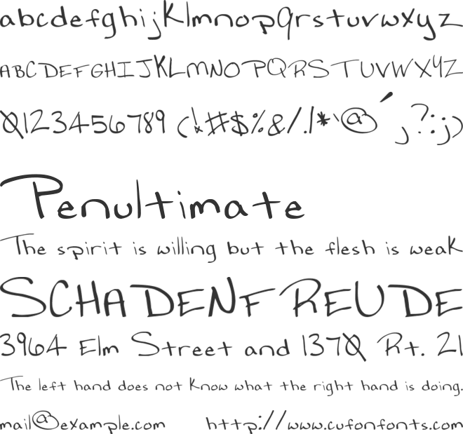 MTF Lynds font preview