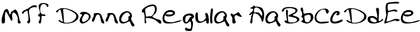 MTF Donna font download
