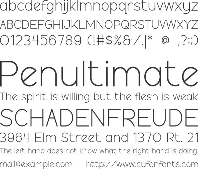 Carissa font preview