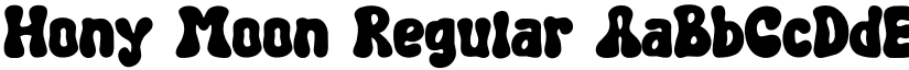 Hony Moon Regular font
