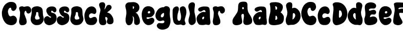 Crossock Regular font