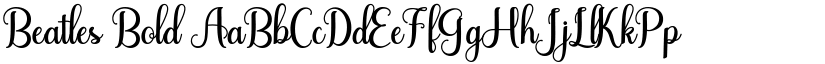 Beatles Bold font