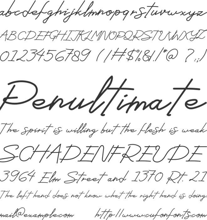 Lewis Hamilton font preview