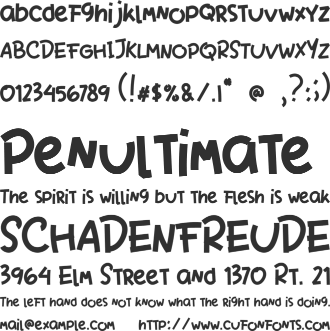 Qigome Monoline font preview