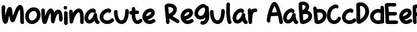 Mominacute Regular font