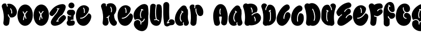 Poozie font download