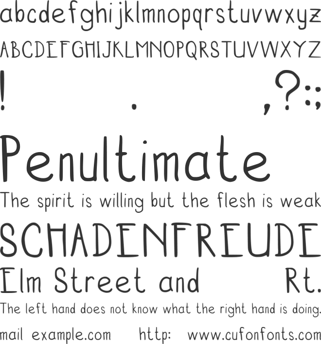 Wiello Fun font preview