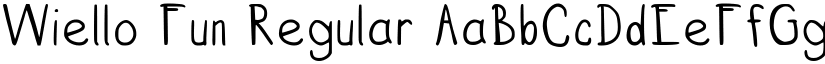 Wiello Fun Regular font