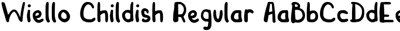 Wiello Childish Regular font