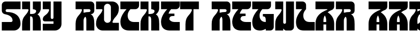 Sky Rocket Regular font