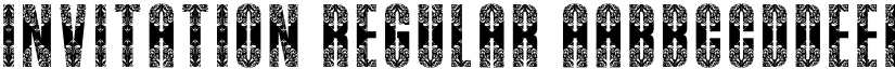 Invitation Regular font