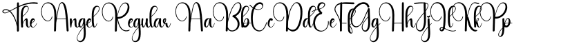 The Angel Regular font