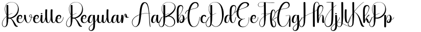 Reveille font download