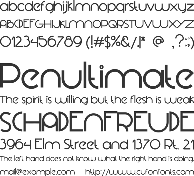 Loominaire font preview
