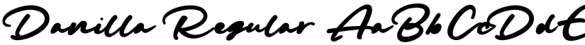 Danilla font download