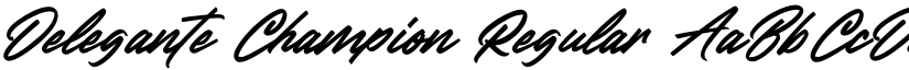 Delegante Champion font download