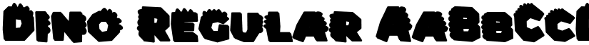 Dino Regular font