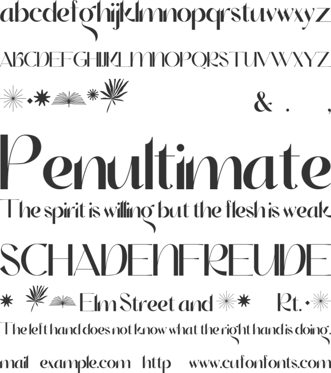 Cerkiymo font preview