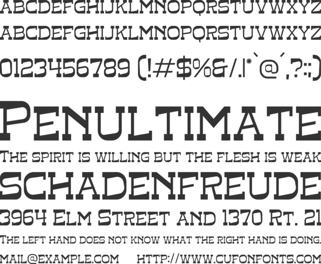 Golden Brooke font preview