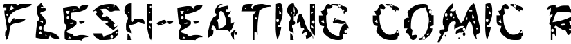 Flesh-Eating Comic Regular font