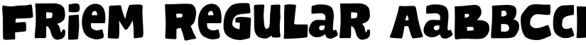 Friem Regular font