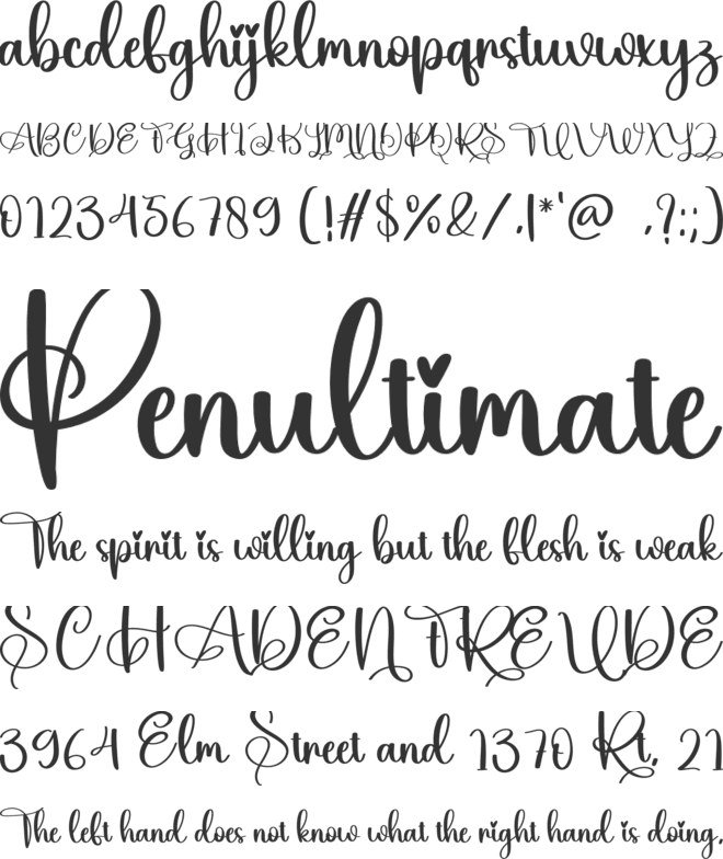 Achieve font preview