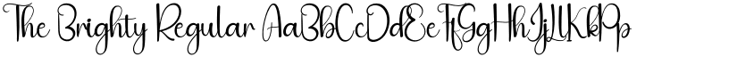 The Brighty Regular font
