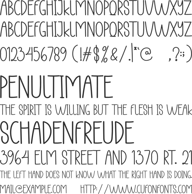 Western Union font preview