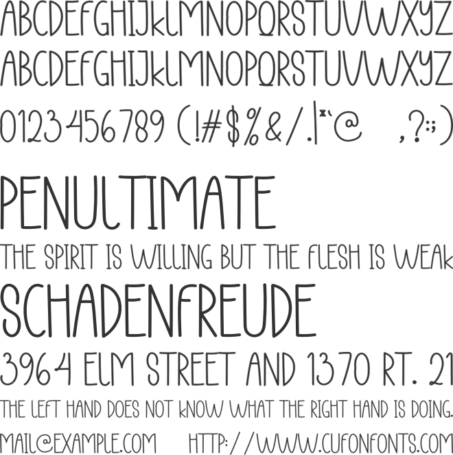 Western Union font preview