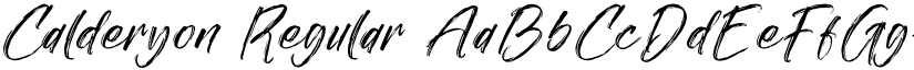 Calderyon font download