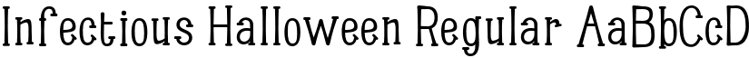 Infectious Halloween Regular font