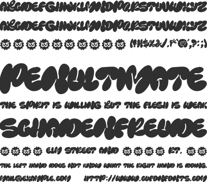 Rawbeat font preview