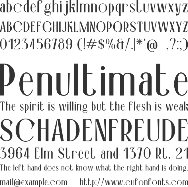 Belarus font preview