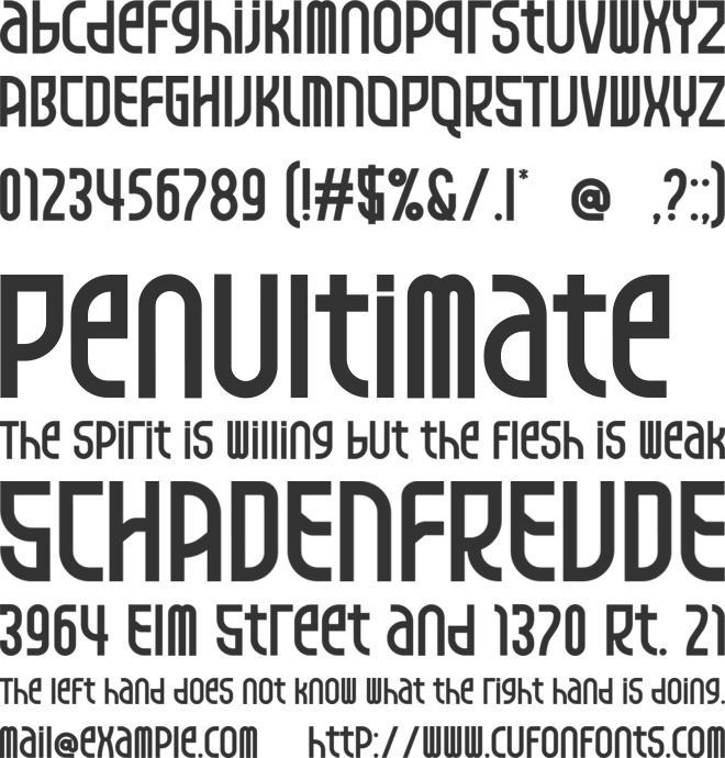 Royagna font preview