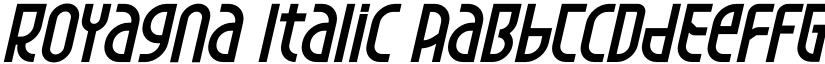 Royagna Italic font