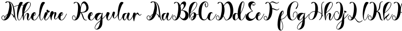 Atheline Regular font