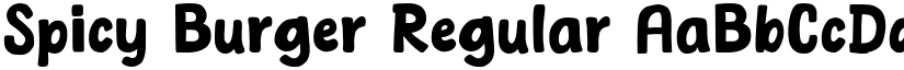 Spicy Burger Regular font