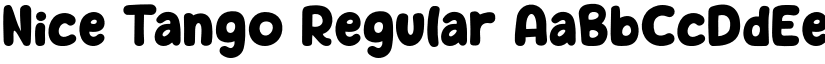 Nice Tango Regular font