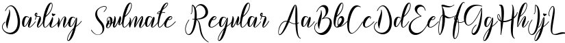 Darling Soulmate Regular font
