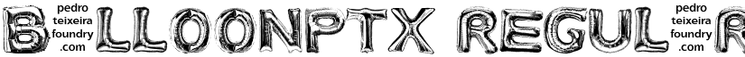 BalloonPTx Regular font